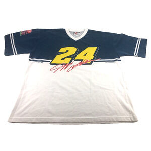 Vintage Nutmeg Nascar Jeff Gordon Men's Shirt XL Dupont Refinish Racing USA Nice